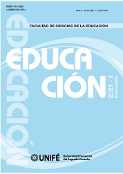 					Ver Vol. 27 Núm. 1 (2021): Educación: Revista de la Facultad de Ciencias de la Educación
				