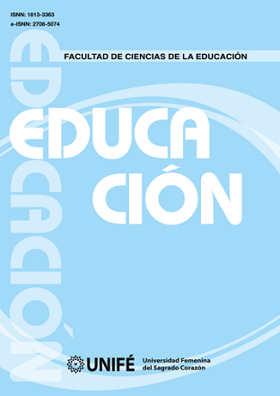 					Ver Vol. 27 Núm. 2 (2021): Educación: Revista de la Facultad de Ciencias de la Educación
				