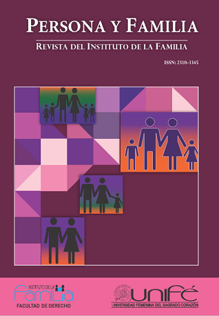 					Ver Vol. 1 Núm. 1 (2012): Persona y Familia: Revista del Instituto de la Familia
				