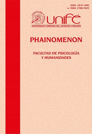 					View Vol. 19 No. 1 (2020): Phainomenon: Revista del Departamento de Filosofía y Teología
				