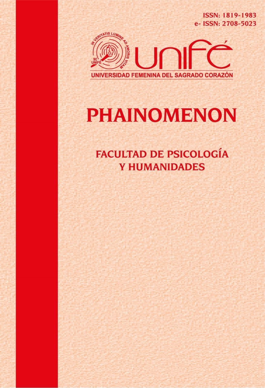 					View Vol. 23 No. 2 (2024): Phainomenon: Revista del Departamento de Filosofía y Teología
				