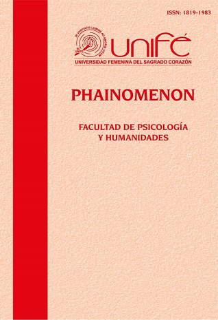 					View Vol. 15 No. 1 (2016): Phainomenon: Revista del Departamento de Filosofía y Teología
				